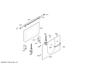 Схема №1 3HT527N с изображением Передняя часть корпуса для плиты (духовки) Bosch 00442785