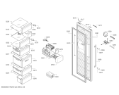 Схема №2 GS36DPI20 с изображением Дверь морозильной камеры для холодильной камеры Siemens 00712820