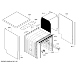 Схема №1 SGS33FU1CH с изображением Передняя панель для электропосудомоечной машины Bosch 00647609