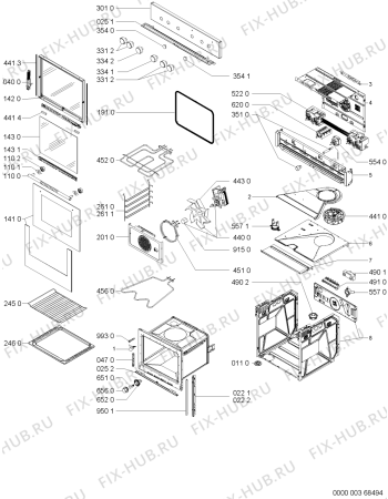 Схема №1 ESZ 8469/IN с изображением Переключатель для духового шкафа Whirlpool 481241279324