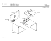 Схема №1 H5506V с изображением Крышка для духового шкафа Bosch 00288244