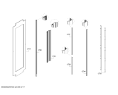 Схема №1 RF463304 Gaggenau с изображением Рамка для холодильной камеры Bosch 11025732