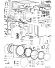 Схема №1 AWM 9100/WH-EU с изображением Обшивка для стиральной машины Whirlpool 480111100428