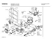 Схема №1 SE25A293FF с изображением Набор кнопок для посудомойки Siemens 00187350