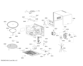 Схема №1 HMT84M421 с изображением Фронтальное стекло для микроволновки Bosch 00741632