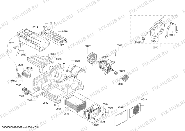 Схема №1 WTG86209EE с изображением Силовой модуль запрограммированный для электросушки Bosch 10000698
