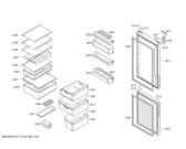 Схема №1 KGN39XI41 с изображением Дверь для холодильной камеры Bosch 00712924