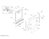 Схема №2 SMV67TD00E Perfect Dry с изображением Передняя панель для электропосудомоечной машины Bosch 11023282