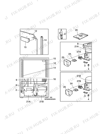 Взрыв-схема холодильника Arthur Martin AR8490B - Схема узла C10 Cold, users manual