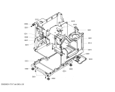 Схема №3 TK64001 Surpresso S40 с изображением Передняя часть корпуса для электрокофемашины Siemens 00433848