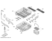 Схема №1 SGS55E02FR с изображением Панель управления для электропосудомоечной машины Bosch 00668496