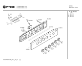 Схема №1 P1ACB41320 Pitsos с изображением Панель управления для плиты (духовки) Bosch 00435573