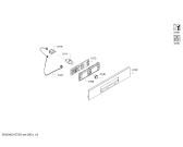 Схема №2 HBC26D553W с изображением Панель управления для электропечи Bosch 00708684