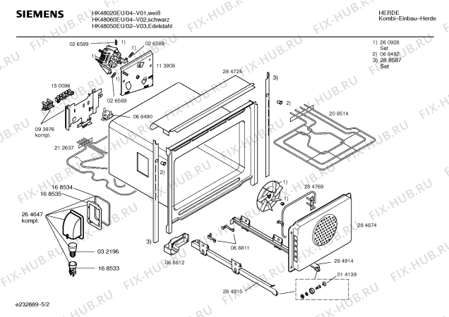 Схема №2 HK48060EU с изображением Инструкция по эксплуатации для духового шкафа Siemens 00521457