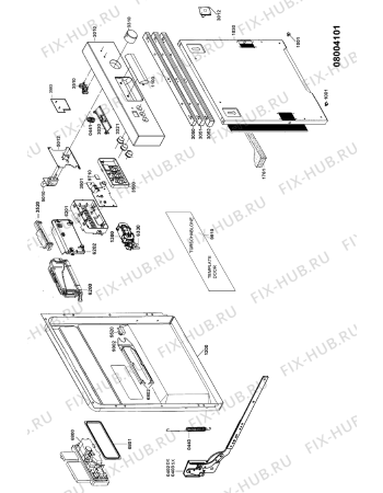 Схема №2 ADG 689 IX с изображением Обшивка для посудомоечной машины Whirlpool 481290508821