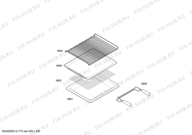 Схема №1 B6774N0NL с изображением Панель управления для плиты (духовки) Bosch 00446234
