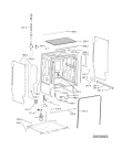 Схема №2 ADG 7580/1 FD с изображением Модуль (плата) управления для посудомоечной машины Whirlpool 481010383701