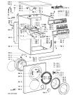 Схема №1 WAK 6550 с изображением Обшивка для стиралки Whirlpool 481245212021