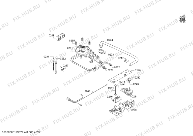 Взрыв-схема плиты (духовки) Siemens ER3A6AD70N PG 30F 1W 6KW SIEMENS 7S SV - Схема узла 02