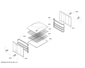 Схема №1 B45M62N0GB с изображением Панель управления для плиты (духовки) Bosch 00674877