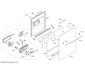 Схема №1 SHX55RL5UC SilencePlus 46 dBA с изображением Набор кнопок для электропосудомоечной машины Bosch 00623220