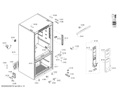 Схема №1 KGD76AW304, Bosch с изображением Панель для холодильника Bosch 11020602