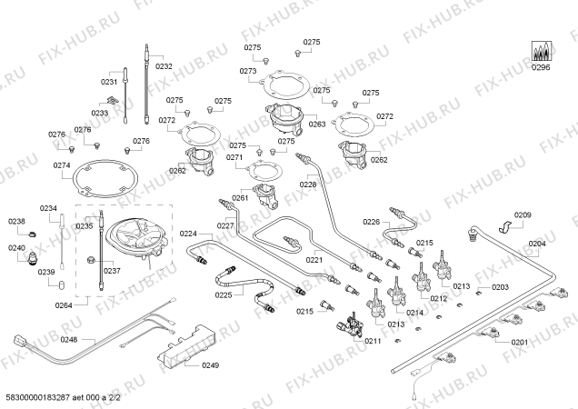 Схема №2 EC915SC90N 4G+1W SE90F IH5 с изображением Включатель поджига для плиты (духовки) Bosch 00633631