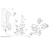Схема №2 SMS53A02GB с изображением Панель управления для посудомойки Bosch 00705364