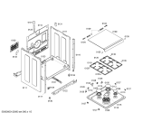 Схема №1 HSG342050U с изображением Панель управления для плиты (духовки) Bosch 00449961