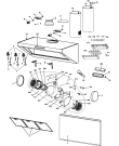 Схема №1 XH90 (F018195) с изображением Кабель для вытяжки Indesit C00059629