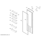 Схема №1 5CL28030 с изображением Панель для холодильника Bosch 11024403