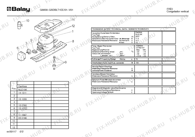 Схема №1 GSDBLT1EE G6830 с изображением Клапан для холодильника Bosch 00288931