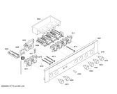 Схема №2 E95M53N0MK с изображением Панель управления для электропечи Bosch 00671354