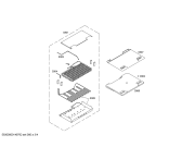 Схема №1 P1KNT3620B с изображением Дверь для холодильной камеры Bosch 00248954