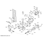 Схема №2 SGU55E98SK с изображением Передняя панель для электропосудомоечной машины Bosch 00674559