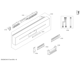 Схема №2 SN58P264DE, Extraklasse, Made in Germany с изображением Передняя панель для электропосудомоечной машины Siemens 00749368