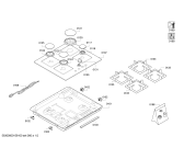 Схема №1 3ETG394NP ENC.3ETG394NP 4G BALAY T60F G2IH5 с изображением Варочная панель для духового шкафа Bosch 00687167