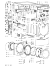 Схема №1 MHWE950WW00 с изображением Ручка (крючок) люка для стиралки Whirlpool 480111102776