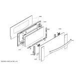 Схема №2 3HT540X с изображением Защита кантов для духового шкафа Bosch 00641513