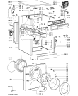 Схема №1 WHM 102 W 200 488 69 WHM 102 W с изображением Обшивка для стиральной машины Whirlpool 481245213097