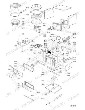 Схема №1 EMCHS 8760 IN с изображением Сенсорная панель для свч печи Whirlpool 480120100719