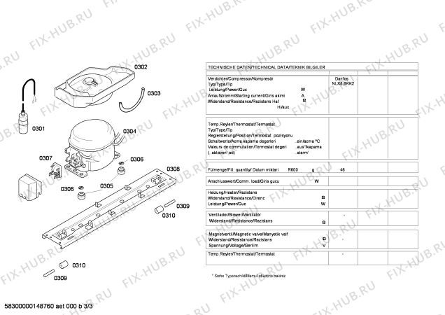 Схема №1 KG33NX74GB с изображением Дверь морозильной камеры для холодильной камеры Siemens 00685576