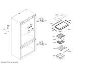 Схема №1 CIB30M1ER1 с изображением Монтажный набор для холодильника Bosch 12014679