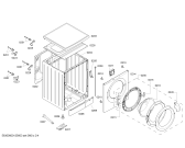 Схема №1 WAS28361SN с изображением Вкладыш для стиралки Bosch 00646895