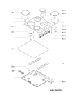 Схема №1 KHB 604 BL с изображением Другое для плиты (духовки) Whirlpool 481010689575