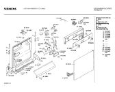 Схема №1 SN25905 с изображением Панель для посудомойки Siemens 00273653