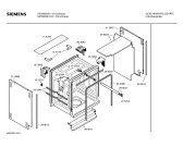 Схема №1 SL59690EU с изображением Вкладыш в панель для посудомойки Siemens 00299016