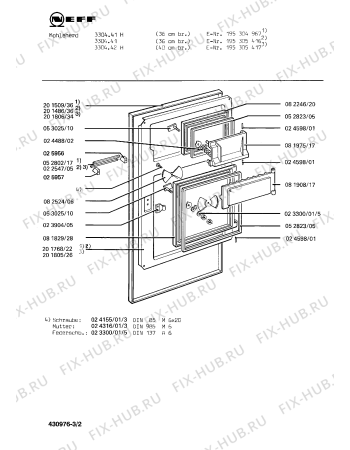 Схема №1 195305416 3304.41 с изображением Огнеупорный камень для электровытяжки Bosch 00081890