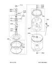 Схема №1 3SWTW5205SQ с изображением Электропроводка для стиралки Whirlpool 480110100245