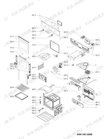 Схема №1 AKP 284 IX с изображением Обшивка для электропечи Whirlpool 481010824870